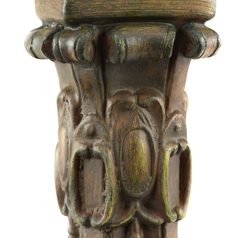 Alice River of Goods Multicolor Stained Glass Dome Shade 26.75-Inch Table Lamp - 18" x 18" x 26.75"