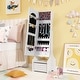 preview thumbnail 4 of 16, Costway Kids Vanity Set Princess Makeup Dressing Table & Chair Set - See Details