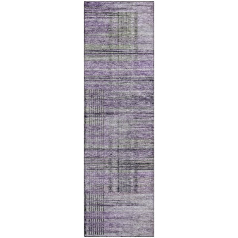 Premium Washable Super Soft Modern Criss Cross Mayfield Rug