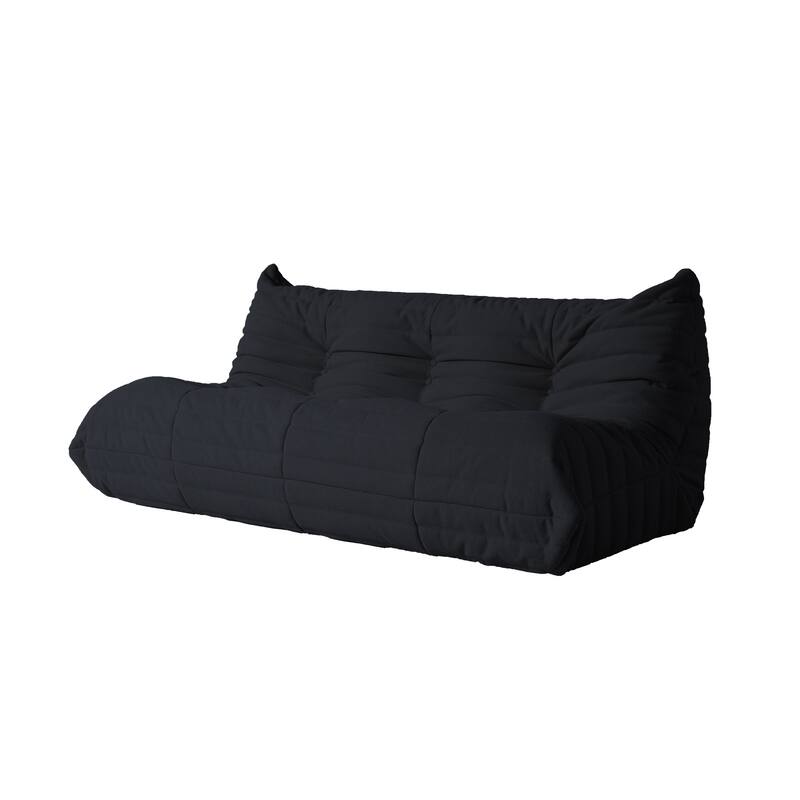 Lazy Floor Sofa Couches,Teddy Velvet Lounge Chair