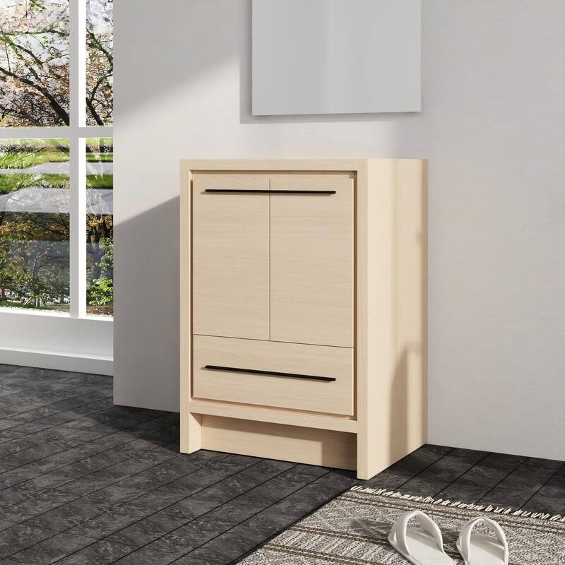 Malwee 24"/30"/36"/48"/60" Bathroom Vanity Without Sink, FreeStanding Vanity Cabinet with Soft Close Door and Drawer