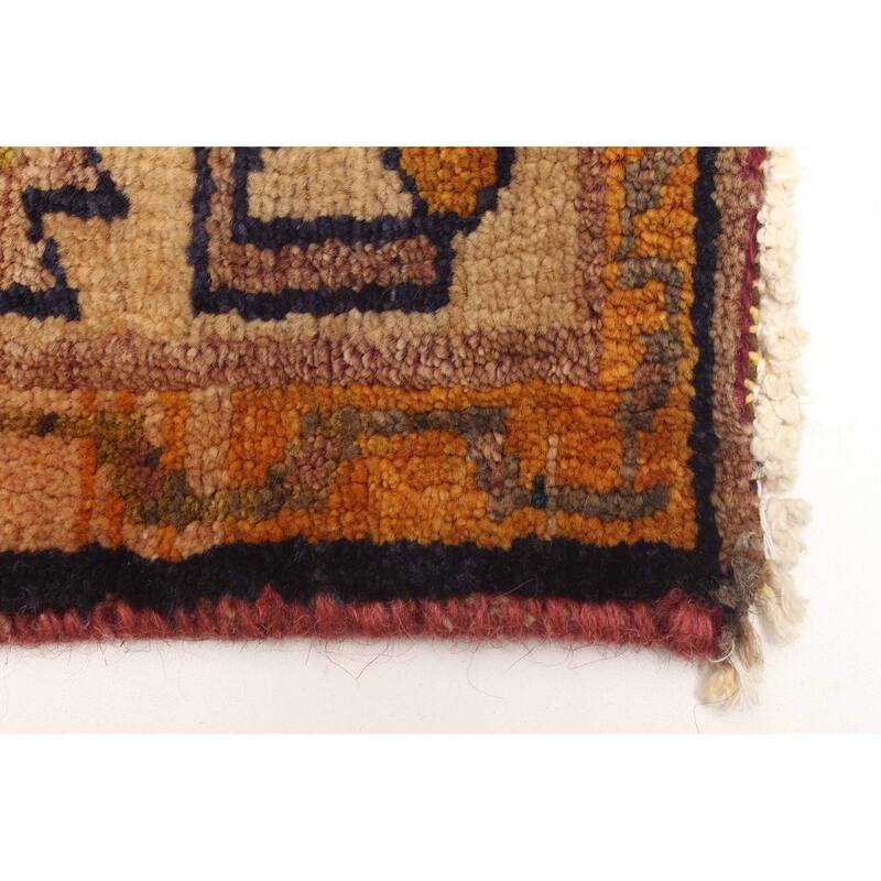 ECARPETGALLERY Hand-knotted Melis Vintage Copper Wool Rug - 4'0 x 5'8