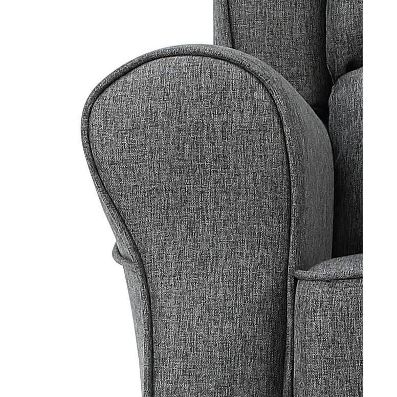 Fabien Gray Fabric Rocking Chair
