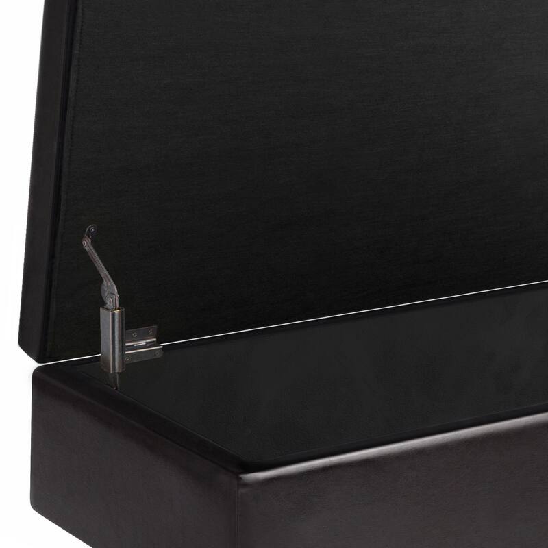 Wyndenhall Ethan Mid-century Modern Rectangular Table Ottoman
