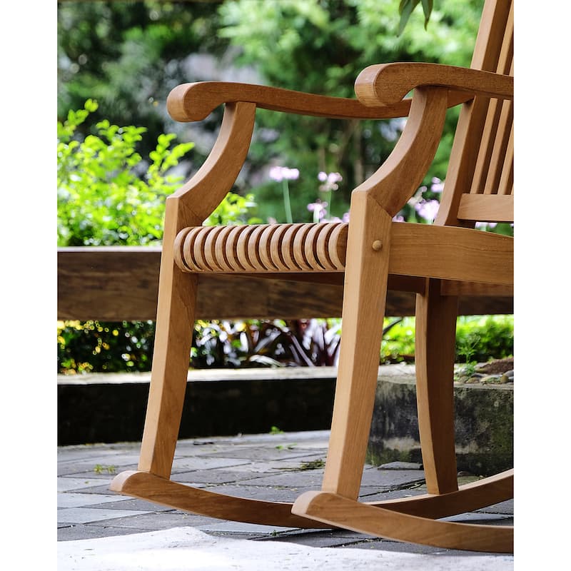 Cambridge Casual Chara Teak Outdoor Rocking Chair