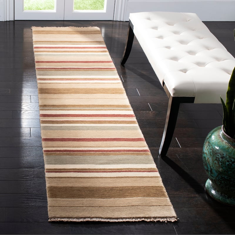 SAFAVIEH Couture Hand-knotted Tibetan Sarojini Modern Wool Rug with
