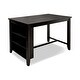 preview thumbnail 2 of 2, Furniture of America Blye Rustic Grey 60-inch Solid Wood Counter Table