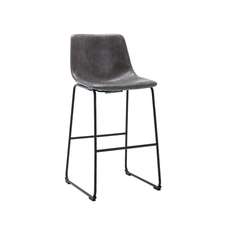Corvus Thurso Faux Leather 30-inch Bar Stool (Set of 2)