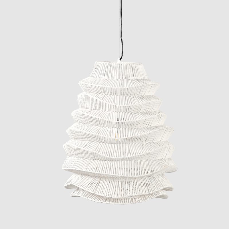 Barlow 1-Light Rattan Woven Pendant By Kosas Home