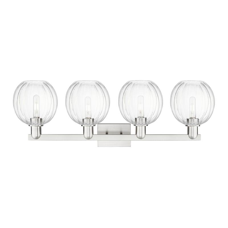 Innovations Lighting Downtown Urban - Preston - 4 Light 36" Globe Shade Bath Vanity Light