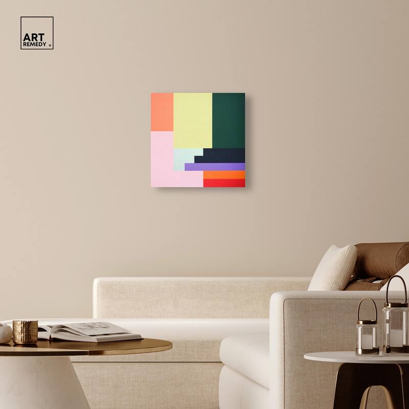 Rectilinear Rhapsody II Canvas by Art Remedy, Gallery Wrapped
