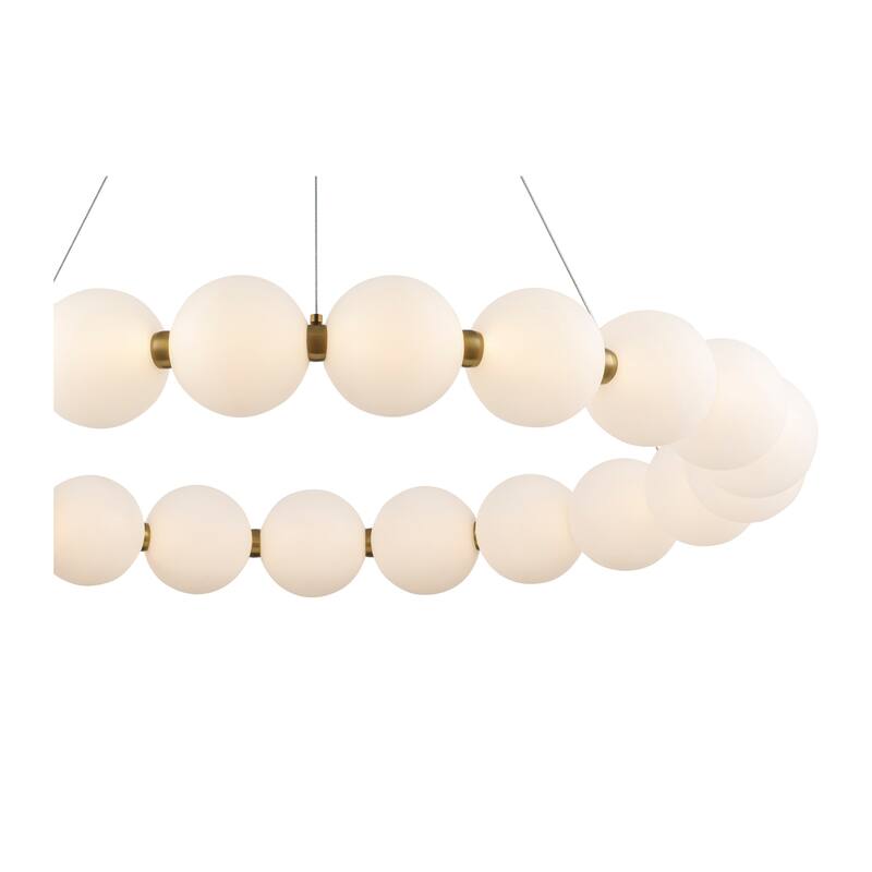 Trans Globe Lighting MDN-1592 Nightingale 35" Wide LED Ring Chandelier