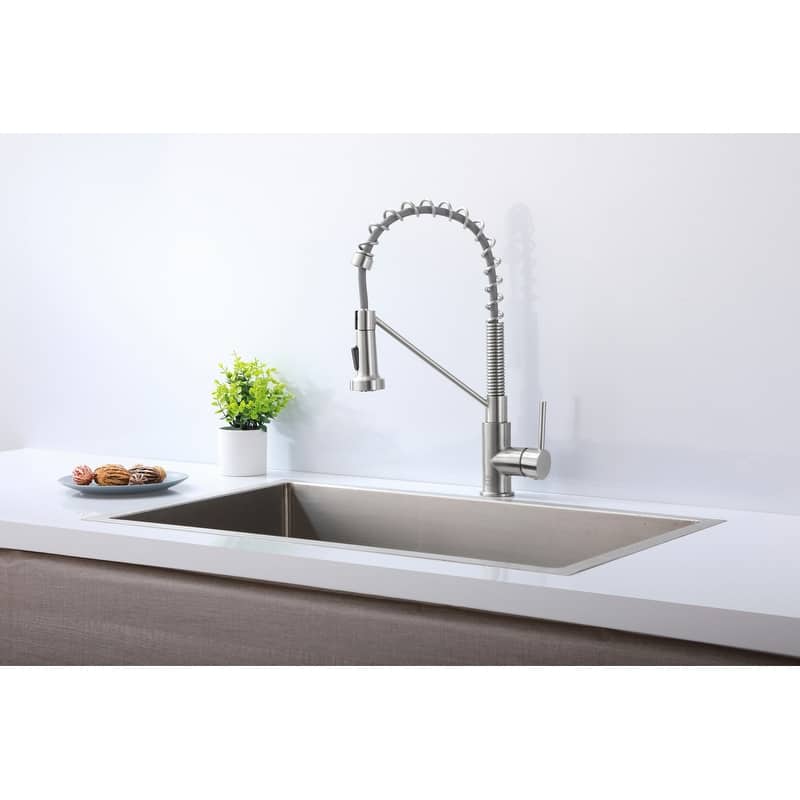 Indigo Home Single Handle Pull Down Sprayer Kitchen Faucet