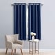 preview thumbnail 6 of 30, Ultimate Blackout 45-inch Short Length Grommet Curtain Panel 56"w x 45"l - Dark Blue