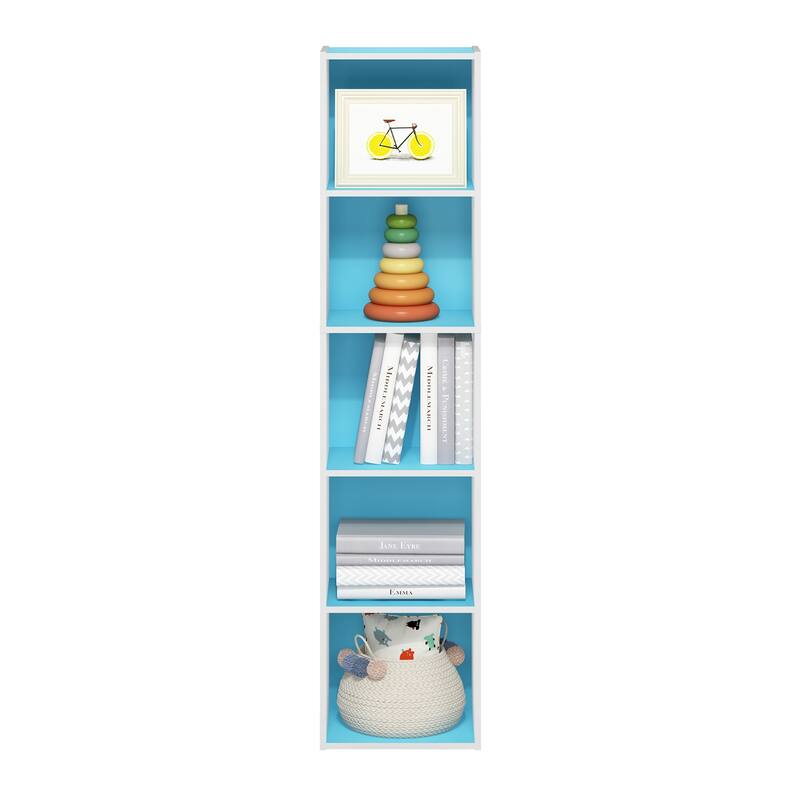 Furinno Pasir 5-Tier Open Shelf Bookcase