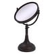 preview thumbnail 17 of 15, Allied Brass Height Adjustable 8 Inch Vanity Top Make-Up Mirror 3X Magnification