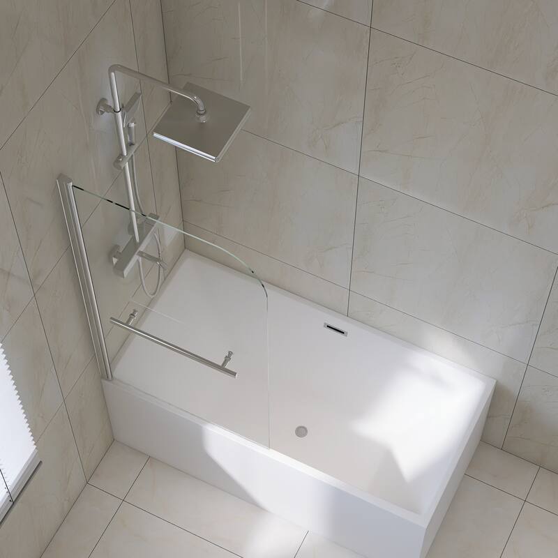 31"X55" Bathtub Screen Framless Shower Door