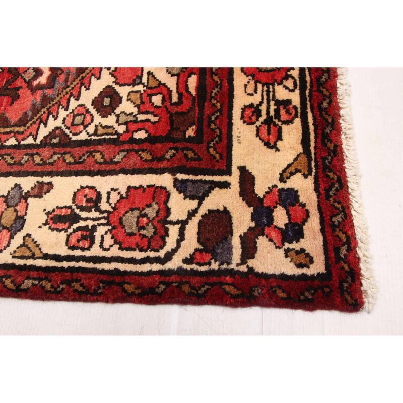 ECARPETGALLERY Hand-knotted Andelz Red Wool Rug - 3'7 x 9'8