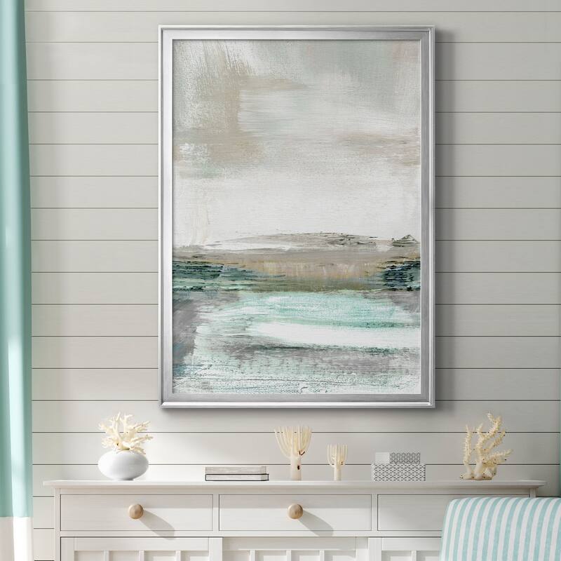 Summer Teal I Premium Framed Print - Ready to Hang