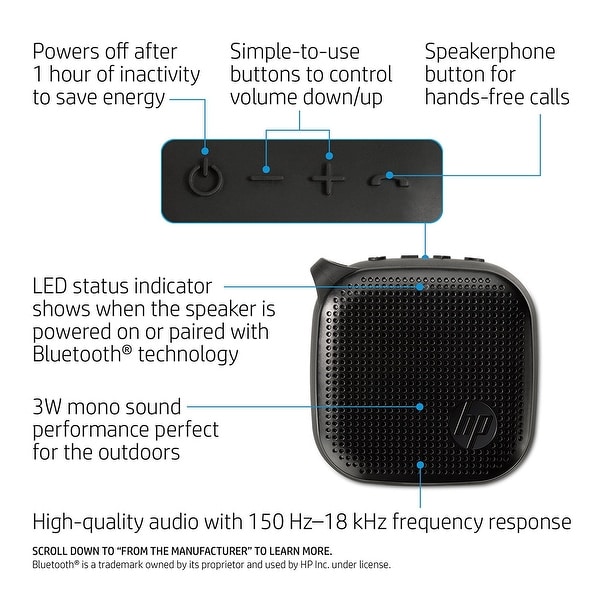 hp bluetooth speaker mini 300