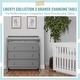 preview thumbnail 6 of 4, Dream On Me Liberty Collection 3 Drawer Changing Table