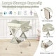 preview thumbnail 10 of 31, Gymax Baby Diaper Changing Table Folding Newborn Nursery Organizer