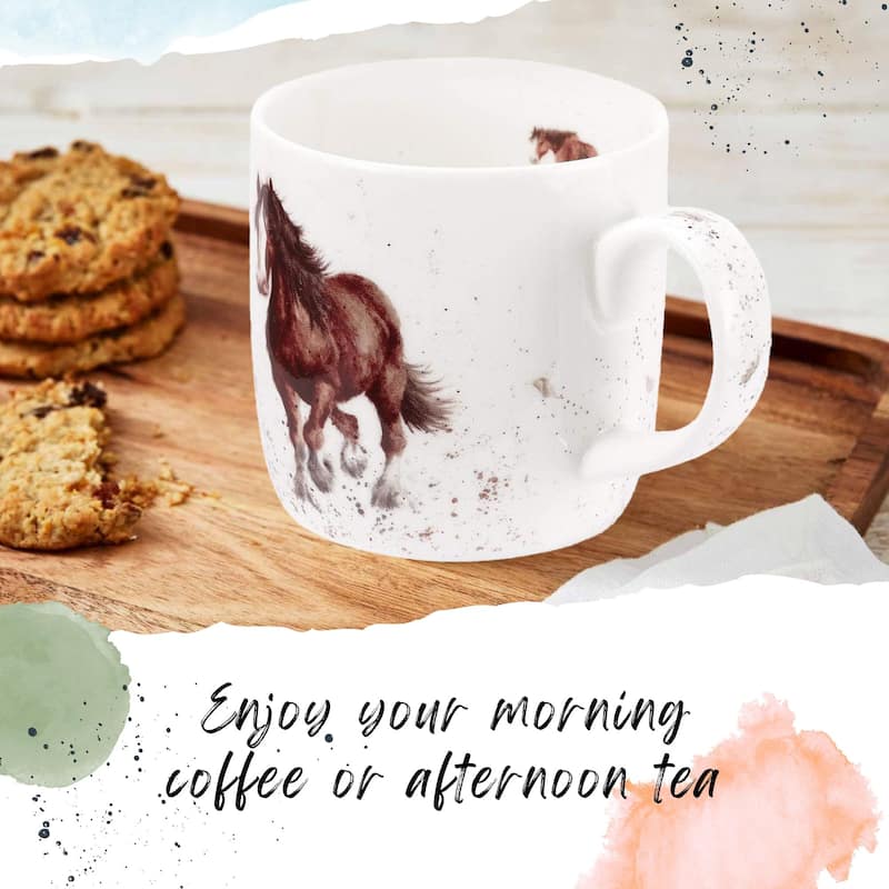 Royal Worcester Wrendale Design Mug Farm Animals