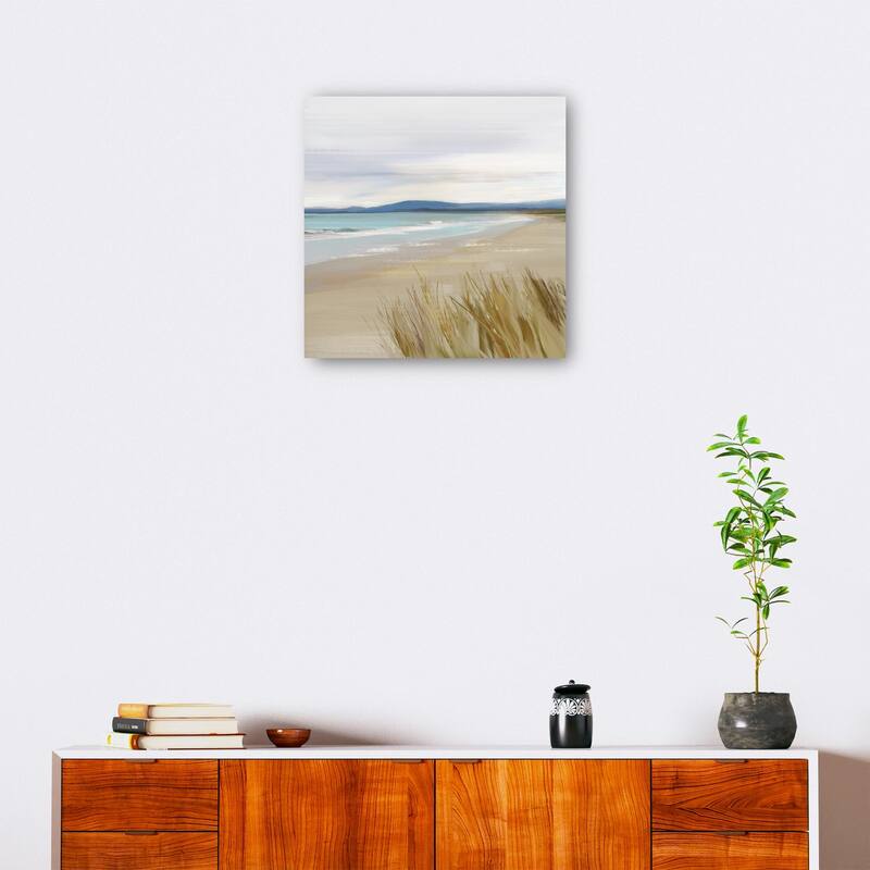 Layered Seaside By Studio Arts Canvas Art Print