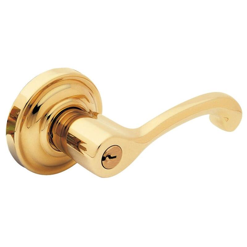 Baldwin Classic Style Single Cylinder Keyed Entry Door Knob Set with