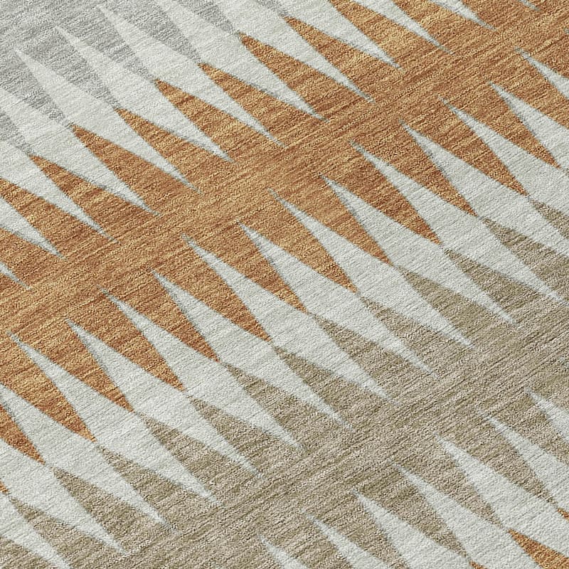 Machine Washable Indoor/ Outdoor Chantille Contemporary Geo Rug