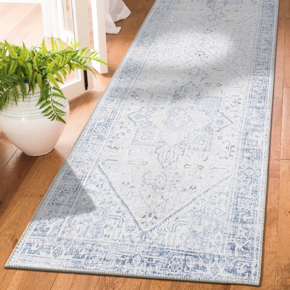World Rug Gallery Medallion Boho Washable Area Rug