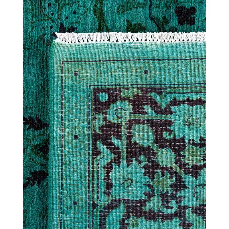 Vibrance One-of-a-Kind Handmade Area Rug - Blue, 6' 1" x 8' 9" - 6' 1" x 8' 9"