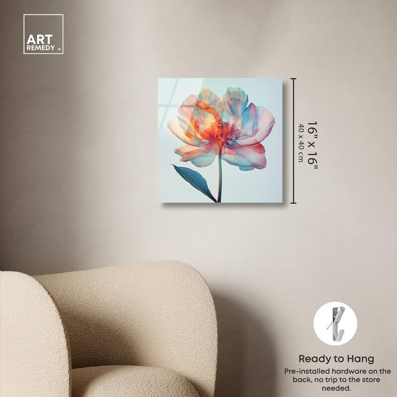 Peony Phases Acrylic by Art Remedy, Ready to Hang