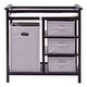 preview thumbnail 4 of 5, Costway Infant Baby Changing Table w/3 Basket Hamper Diaper Storage - 34.5'' x 34.25'' x 20.75''