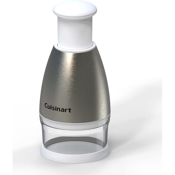 Cuisinart CTG-00-SCHPW Stainless Steel Chopper, 8.2" x 3.9" x 3.9", White