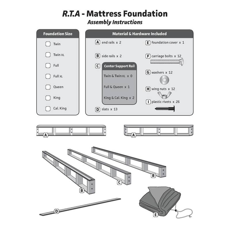 Select Luxury 10-inch Medium Firm Gel Memory Foam Mattress and Foundation Set