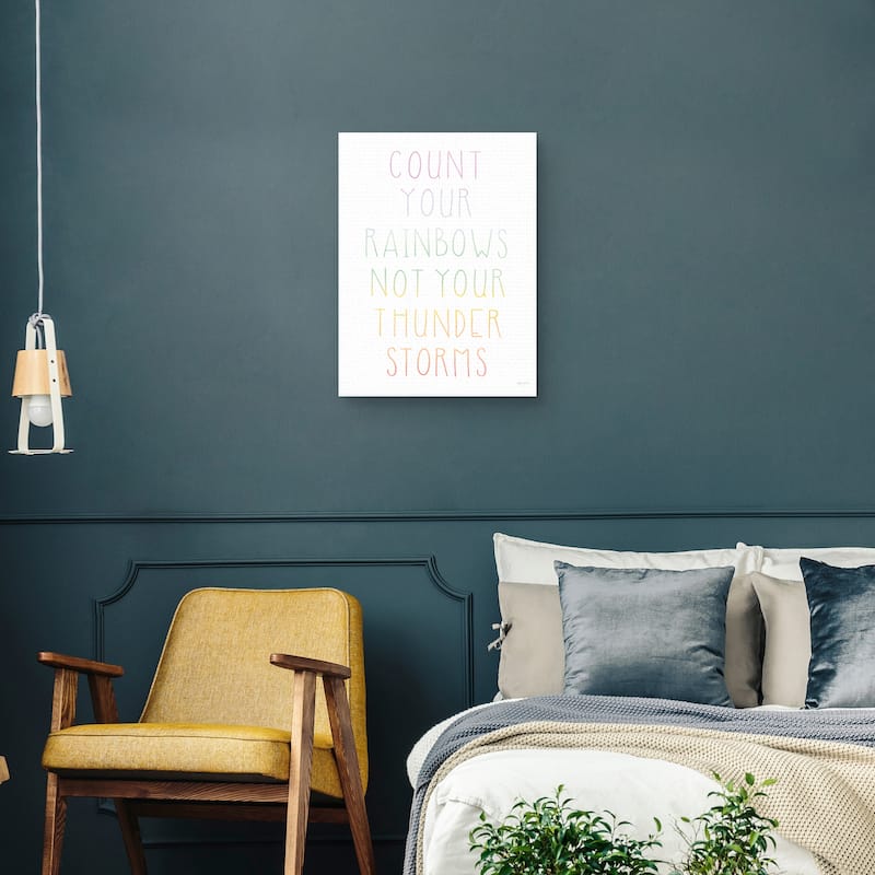 Let's Chase Rainbows VII Canvas Art Print
