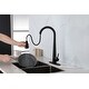 preview thumbnail 17 of 22, High Arc Single Handle Kitchen and Bathroom Sink Faucet with Deck Plate
