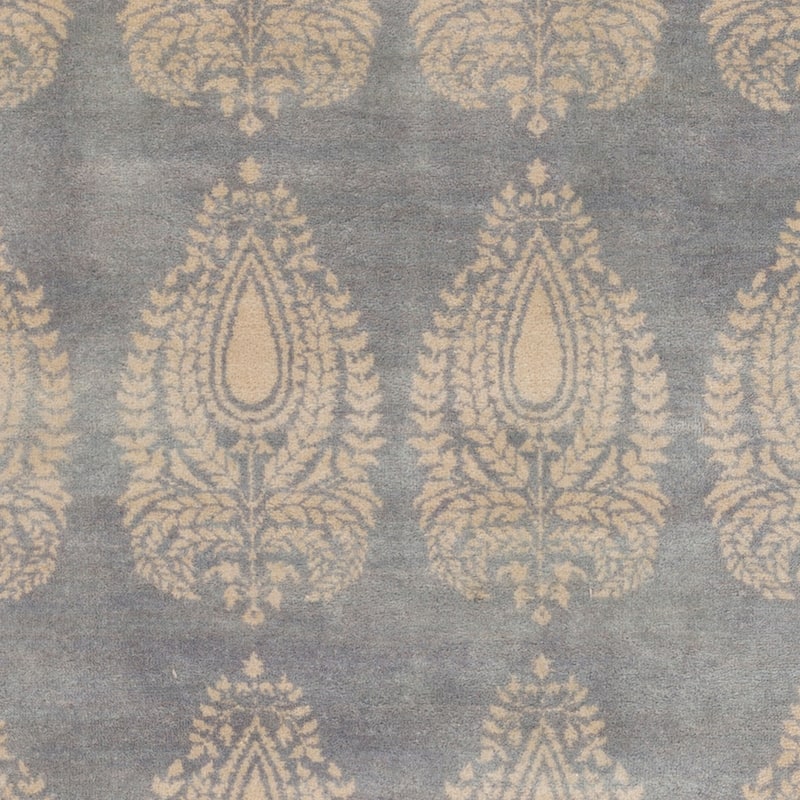 Hand Knotted Airport Wool Area Rug - 2' x 3' - 2' x 3'
