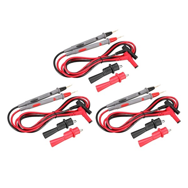 Test Leads with Copper Probe and Alligator Clips, 20A , 12-in-1 Set - 20a,type 5 - 20A,TYPE 5