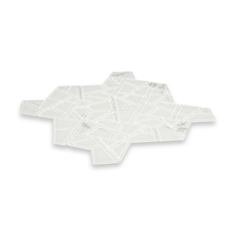 Medley 11 in. x 11 in. Glass Mesh-Mounted Mosaic Wall Tile