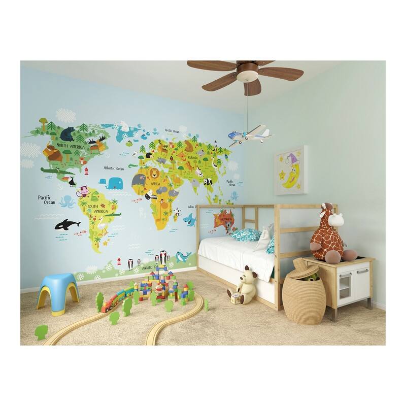 The Whole Wide World Wall Mural