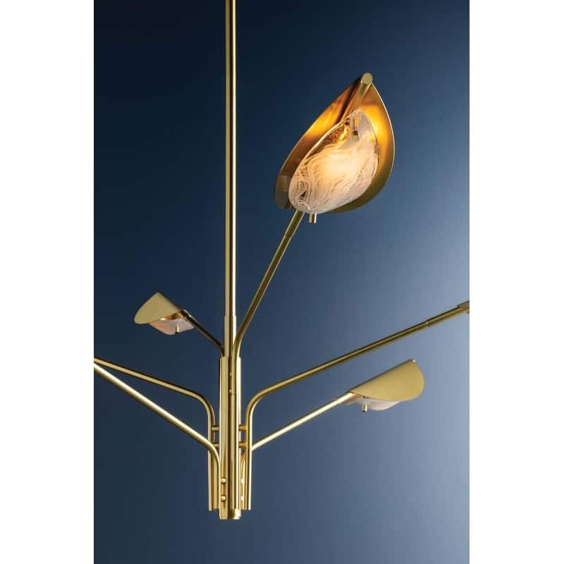 Hudson Valley Lighting 7506 Levin 6 Light 54" Wide Chandelier with