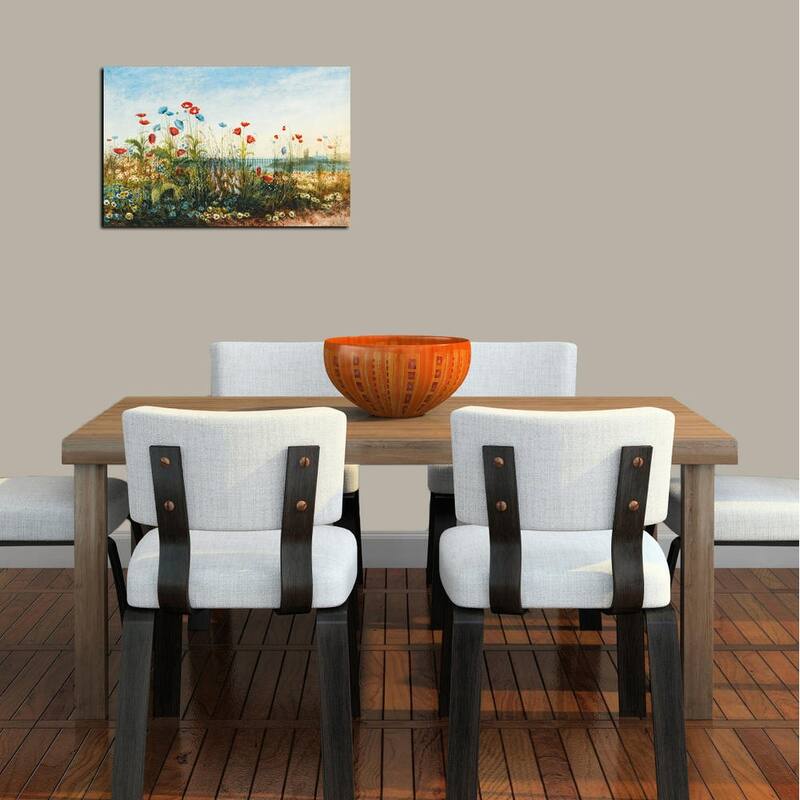 Epic Graffiti 'Malahide Estuary' by Andrew Nicholl Canvas Wall Art