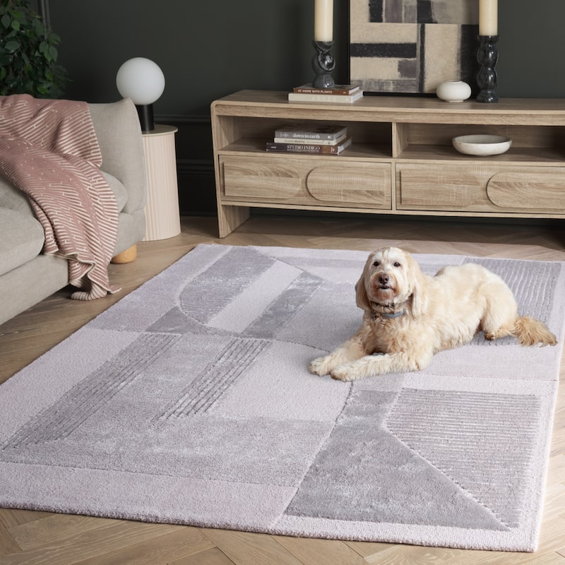 SAFAVIEH Handmade Fifth Avenue Lisbet Mid-Century Modern Viscose Rug