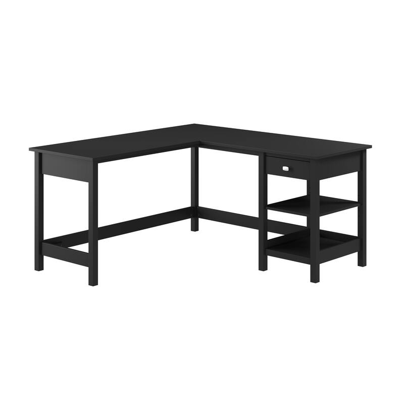 Broadview 60W L Shaped Computer Desk with Storage by Bush Furniture