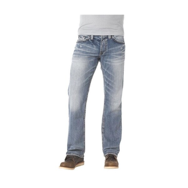 silver jeans zac light wash