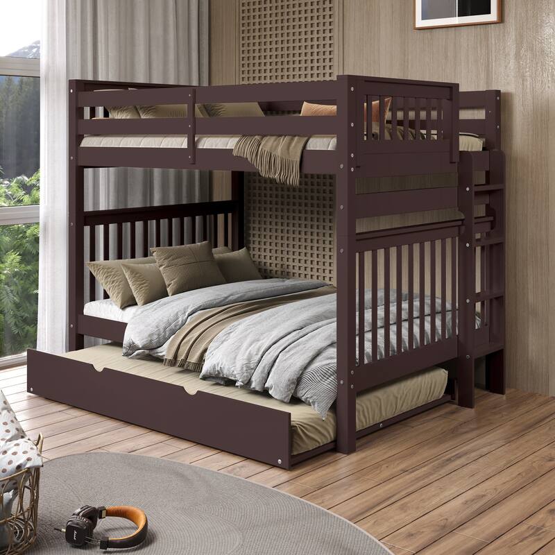 Taylor & Olive Trillium Full over Full Bunk Bed, Full Trundle