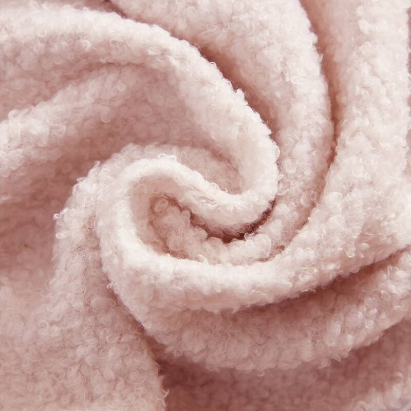 78.7" Teddy Fabric Multi-Functional Foldable 3-in-1 Sofa Bed with Pillows, Lazy Sofa Couch