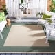 preview thumbnail 2 of 133, SAFAVIEH Courtyard Sherrie Border Indoor/ Outdoor Waterproof Patio Backyard Rug